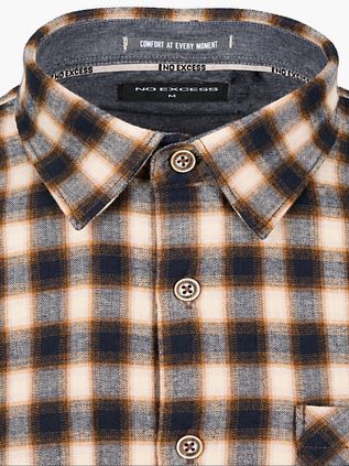 No Excess Overhemd Shirt Yarn-dyed check