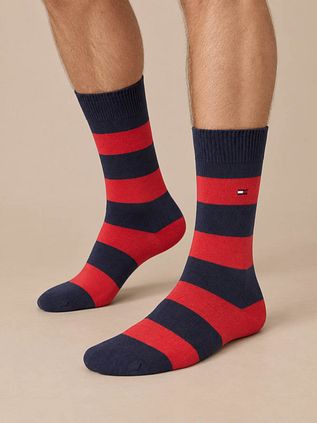 Tommy Hilfiger Sokken 2 Paar Rugby Rood
