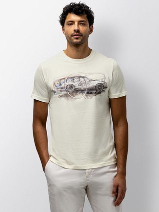 T-shirt State of Art imprimé Blanc