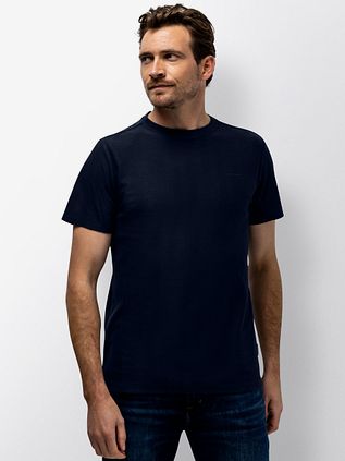 T-shirt State of Art chevrons Bleu foncé