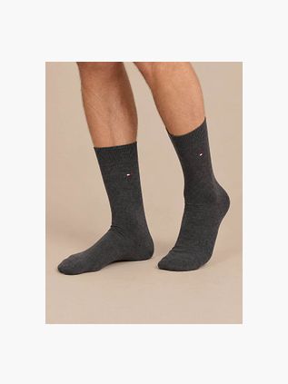 Tommy Hilfiger Classic 6-Pack Sokken Antraciet
