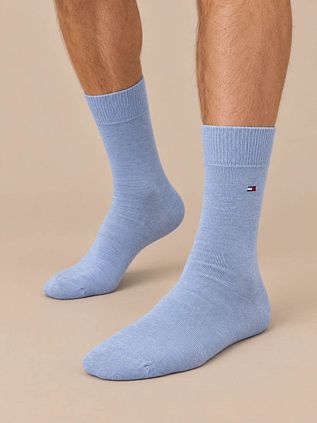Tommy Hilfiger Chaussettes Classique Lot de 2 Paires Bleu