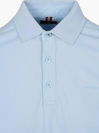 State of Art Poloshirt Piqué Lichtblauw