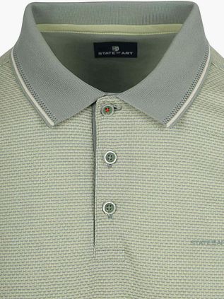 State of Art Piké Effectknit Grön