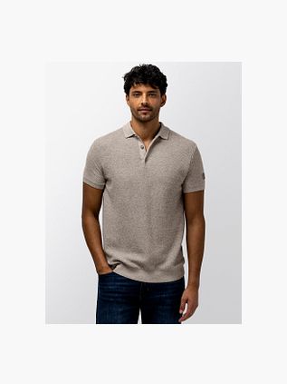 State of Art Strickpolo Beige