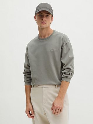 Marc O'Polo Longsleeve Heavy T-Shirt Graphite Dust