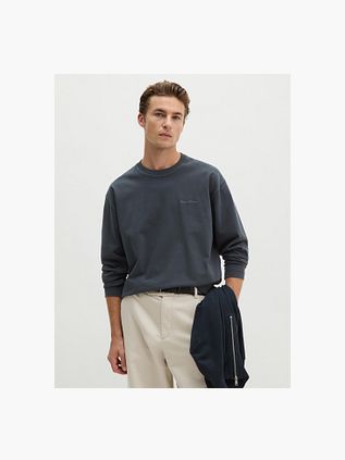 Marc O'Polo Heavy Longsleeve T-Shirt Peppercorn Grey