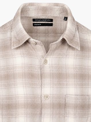 Marc O'Polo Shirt Plaid Beige