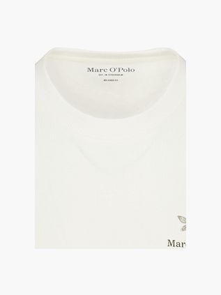 Marc O'Polo T-Shirt Backprint Weiß