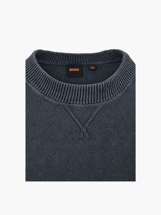 BOSS Striktrøje Akapulko Navy
