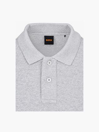 BOSS Petempestolong Polo Grey