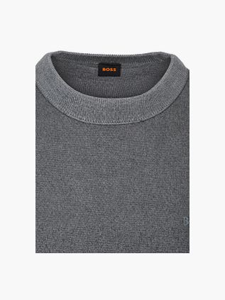 BOSS Pullover Kestefo Wolle Hellgrün