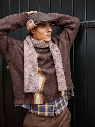 Barts Skaga Scarf Light Brown