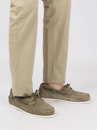 Sebago Chaussures Bateau Portland Vert