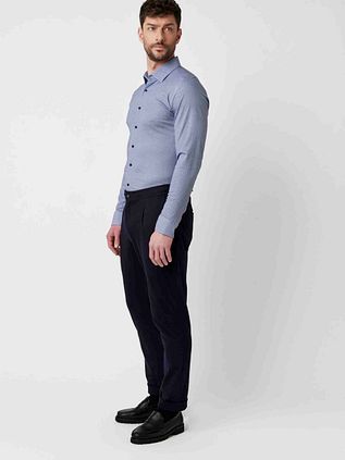 Desoto Shirt Print Blue