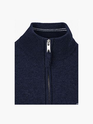 Gant Halfzip Lamswol Trui Navy