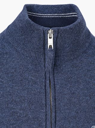Gant Halfzip Lambswool Sweater Dark Blue