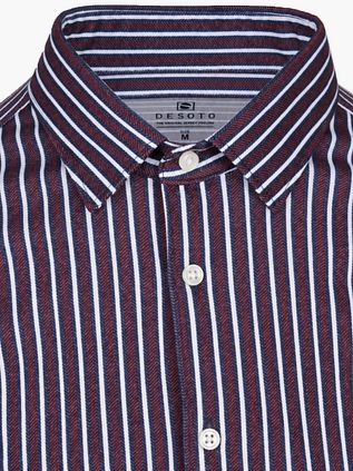 Desoto Shirt Multi Stripe Red