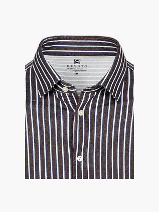 Desoto Shirt Multi Stripe Brown