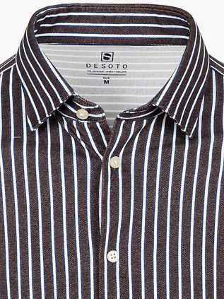 Desoto Shirt Multi Stripe Brown