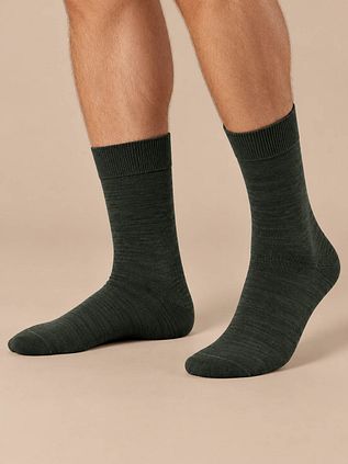 Suitable Merino Socks Dark Green 2-Pack