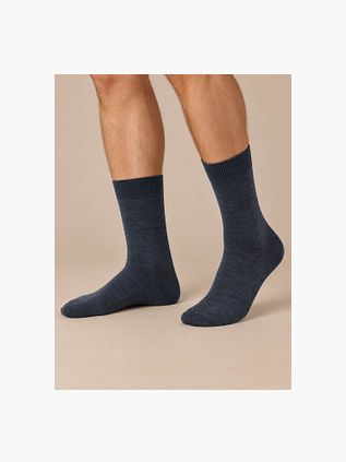 Suitable Merino Socks Jeans Blue 2-Pack