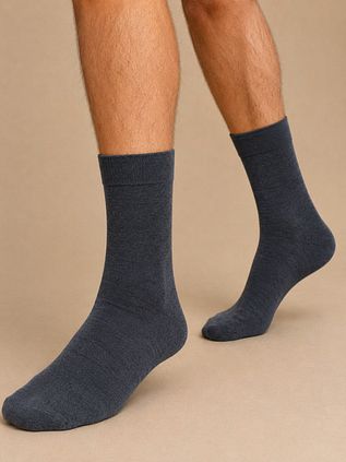 Suitable Merino Socken Jeans Blau 2er-Pack
