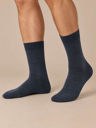 Suitable Merino Socks Jeans Blue 2-Pack