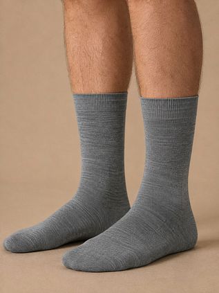 Suitable Merino Socken Grau 6-Pack