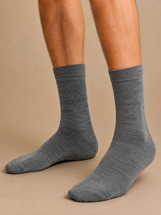 Suitable Merino Socken Grau 2-Pack