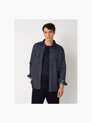 Desoto Overshirt Twill Navy