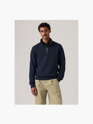 Levi's Sweat Half Zip Navy