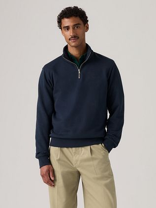 Levi's Sweat Half Zip Navy