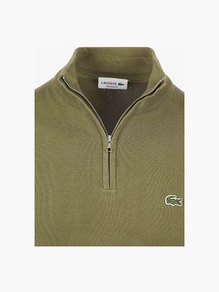 Lacoste Pullover Zipper Green