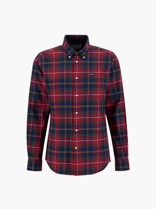 Barbour Fortrose Camicia Tartan Rosso