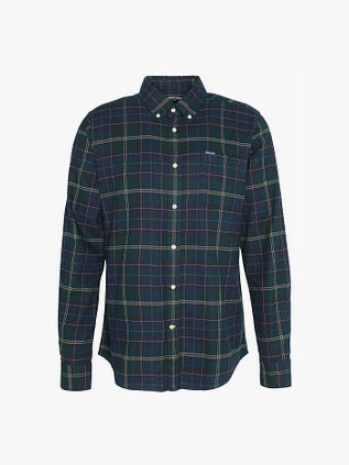 Barbour Kyeloch Skjorte Med Rutemønster Mørkegrøn