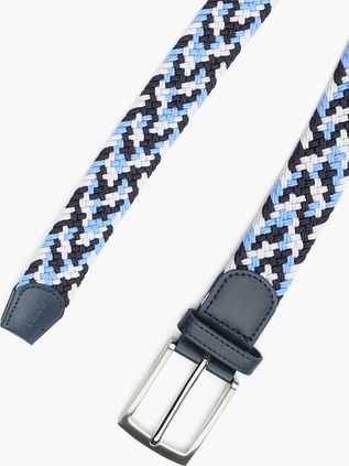 Suitable Braided Belt Navy Blue