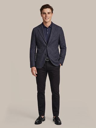 Suitable Knitted Blazer Unlined Navy