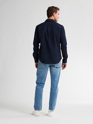 Chemise Petrol Corduroy Bleu