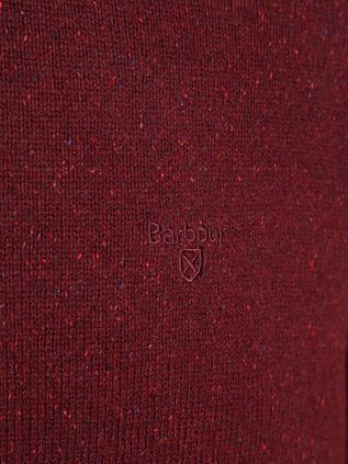 Barbour Tisbury Trui Wol Bordeaux