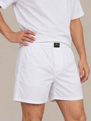 Steppin' Out Boxer weiß Oxford