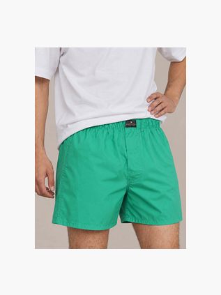 Bokserki Steppin' Out Racing Green Poplin