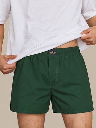 Steppin' Out Poplin Bóxer Racing Green
