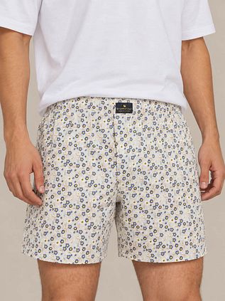 Steppin' Out Boxer Imprimé Floral Gris