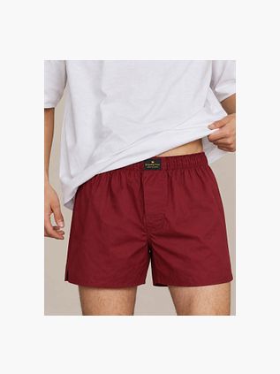 Steppin' Out boxer in popeline rosso