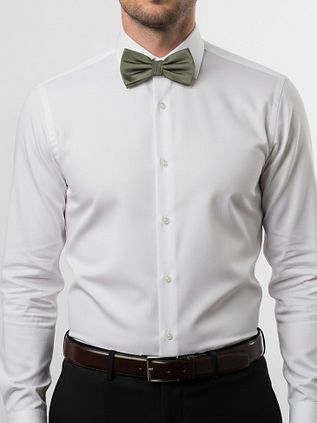 Suitable Satin Bow Tie Olive