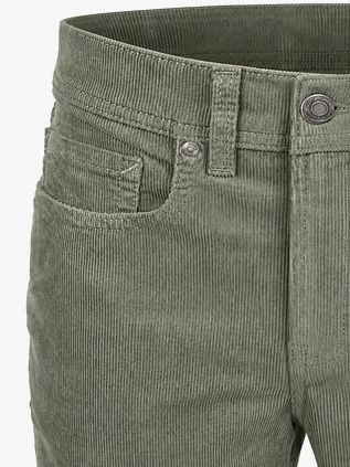 Pierre Cardin Pantalones Lyon Tapered Corduroy Verde