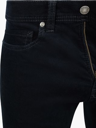 Pierre Cardin Bukse Lyon Tapered Corduroy Marineblå