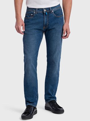 Pierre Cardin Jean Lyon Tapered Future Flex Bleu Stonewash