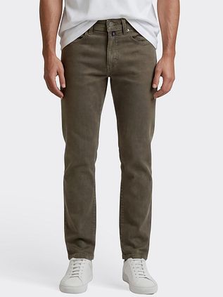 Pierre Cardin Bukser Lyon Tapered Raw Brun